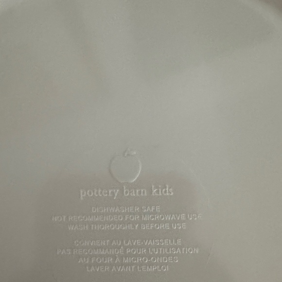 Pottery Barn Kids Festive Turkey Plate with Brown and Yellow Accents - Picture 3 of 5